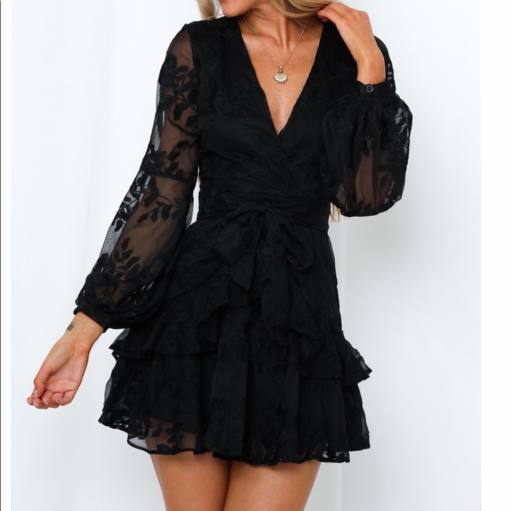 Hello Molly! I Heard a Rumor black dress